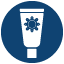 Icon illustration of a tube of sunscreen.